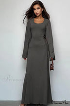 Jaye Long Stylish Sleeve Maxi Dress image 4