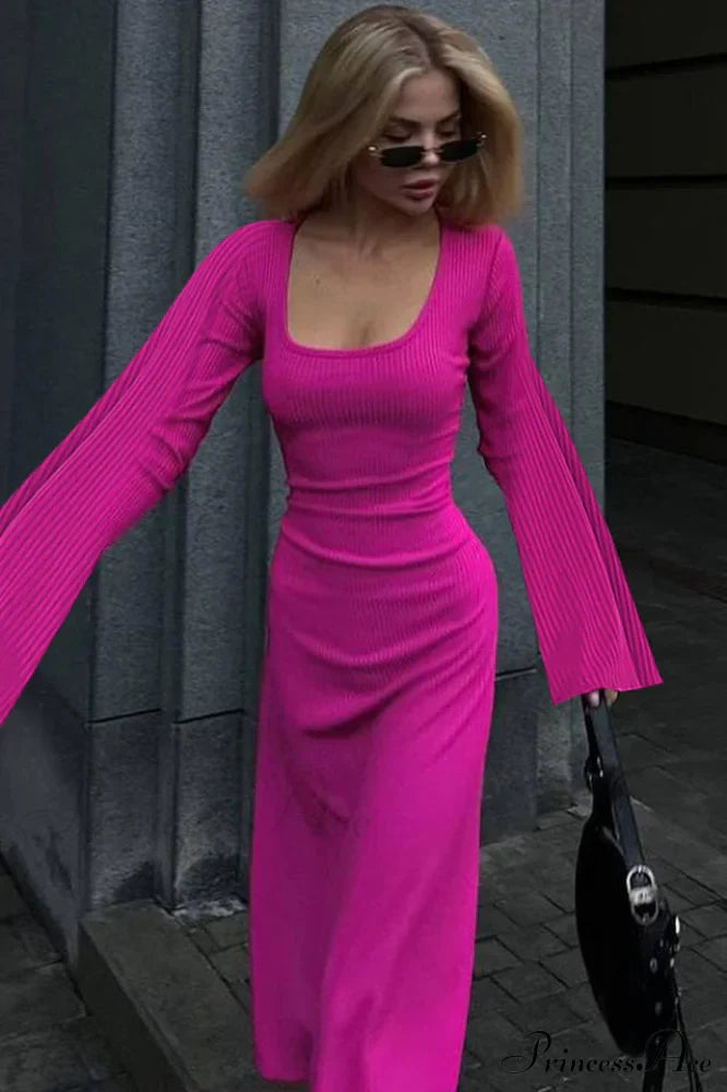 Jaye Long Stylish Sleeve Maxi Dress image 10