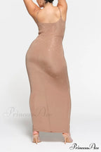Jelly Sheer Stylish Cami Long Dress image 6