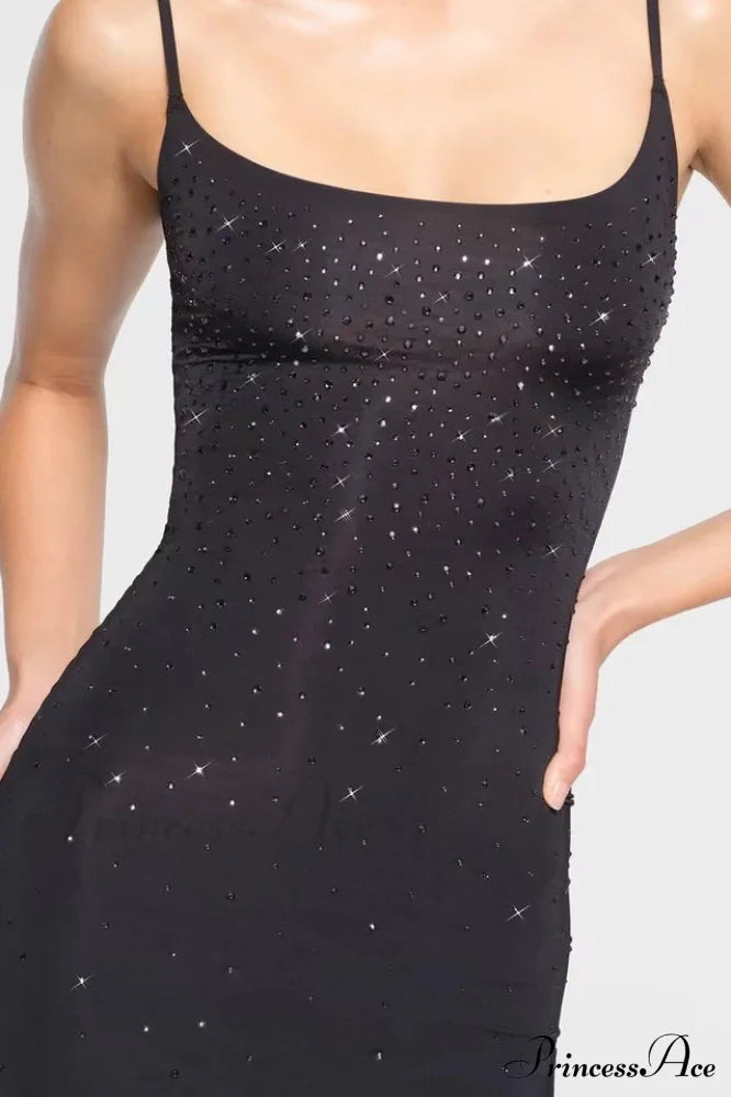 Jelly Sheer Stylish Cami Long Dress image 8