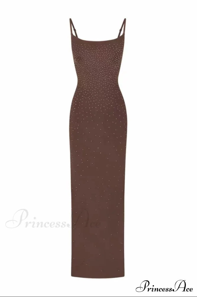 Jelly Sheer Stylish Cami Long Dress image 11
