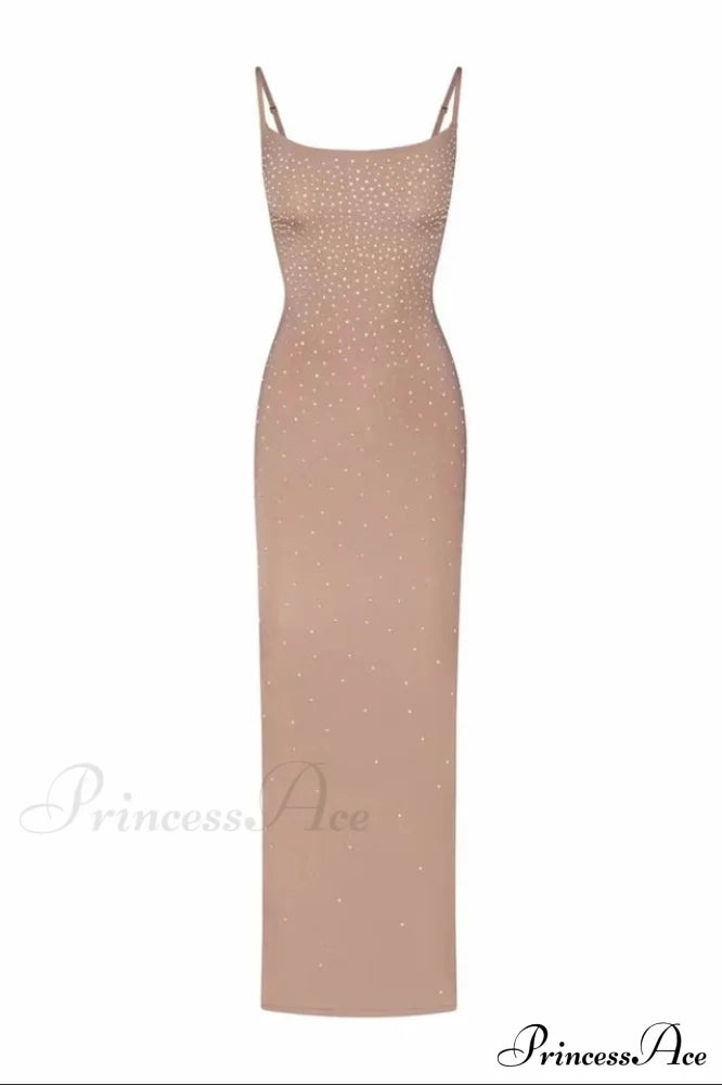 Jelly Sheer Stylish Cami Long Dress image 12