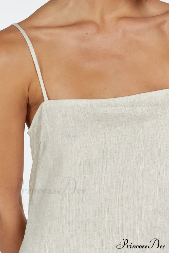 Jem Natural Stylish Linen Maxi Dress image 5