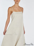 Jem Natural Stylish Linen Maxi Dress image 2