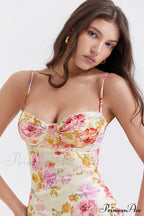 Josefina Ivory Stylish Floral Maxi Dress image 10