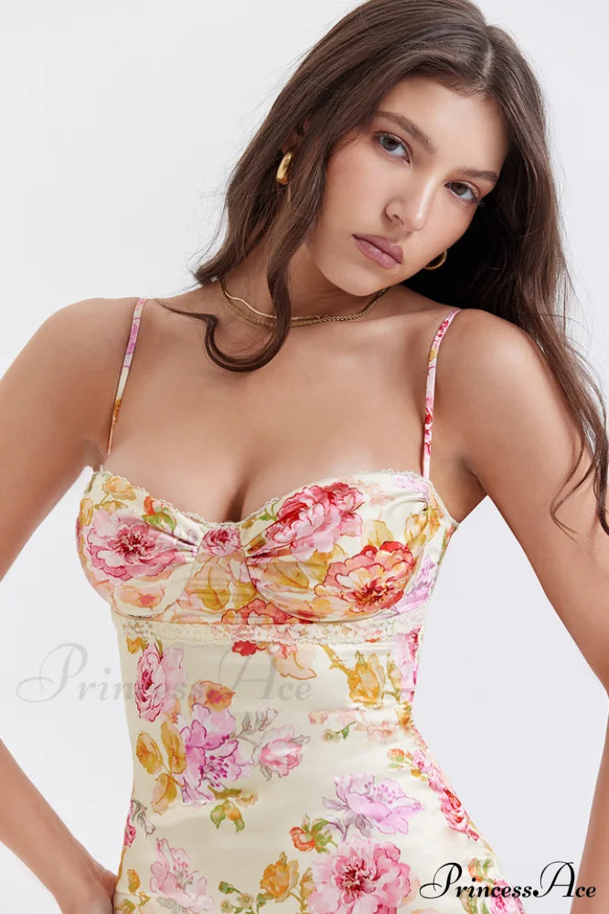 Josefina Ivory Stylish Floral Maxi Dress image 10