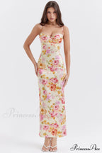 Josefina Ivory Stylish Floral Maxi Dress image 2