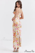 Josefina Ivory Stylish Floral Maxi Dress image 7