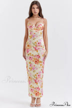Josefina Ivory Stylish Floral Maxi Dress image 1