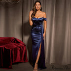 Josephine Formal Stylish Velvet Sweetheart Dress image 4