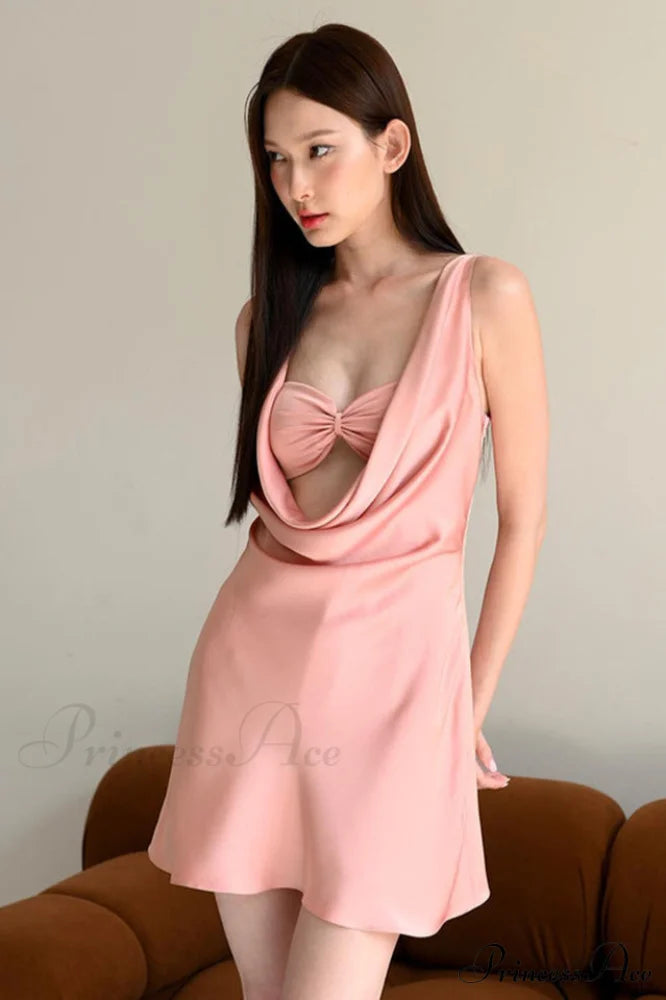Julie Satin Stylish Slip Dress image 8