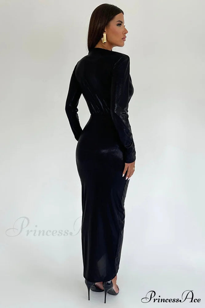 Juliette Metallic Stylish Tie Front Dress image 24