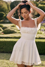 KAIA IVORY Stylish A-LINE MINI DRESS image 2