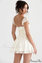 KAIA IVORY Stylish A-LINE MINI DRESS image 7