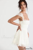 KAIA IVORY Stylish A-LINE MINI DRESS image 6