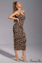Kailani Leopard Stylish Bodycon Dress image 3