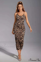 Kailani Leopard Stylish Bodycon Dress image 2