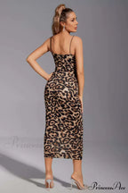 Kailani Leopard Stylish Bodycon Dress image 4