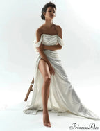 Kaliyah Formal High Charming Slit Lurex Dress image 6
