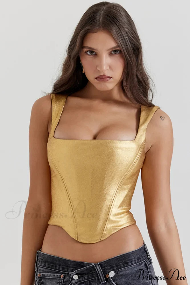 Karia Elegant Gold Corset image 1