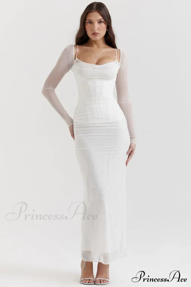 Katarina Black Stylish Maxi Dress image 6