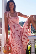 Katie Smocked Stylish Maxi Dress image 5