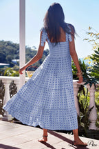Katie Smocked Stylish Maxi Dress image 11