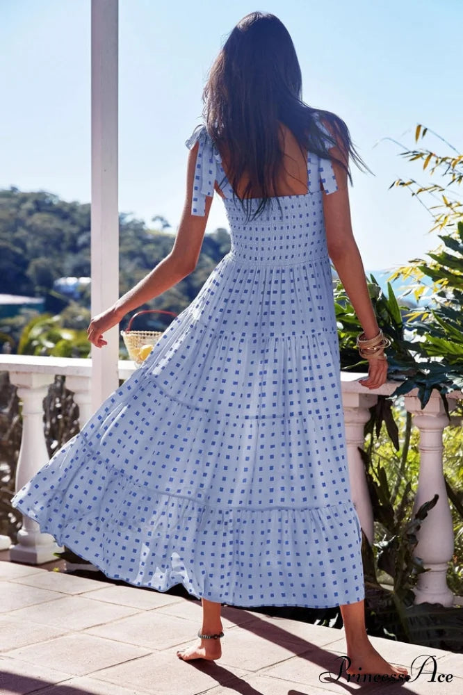 Katie Smocked Stylish Maxi Dress image 11