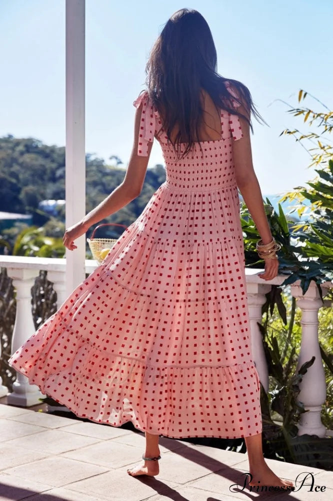 Katie Smocked Stylish Maxi Dress image 6