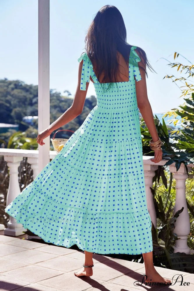 Katie Smocked Stylish Maxi Dress image 13