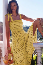 Katie Smocked Stylish Maxi Dress image 8
