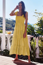 Katie Smocked Stylish Maxi Dress image 7