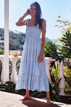 Katie Smocked Stylish Maxi Dress image 10