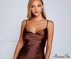 Keep It Sleek Charming Satin Mini Dress image 4