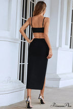 Keturah Crystal Stylish Embellished Midi Dress image 5