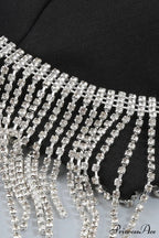 Keturah Crystal Stylish Embellished Midi Dress image 10