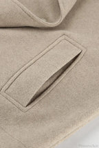 Khaki Wool Double Breasted Jacket image 4