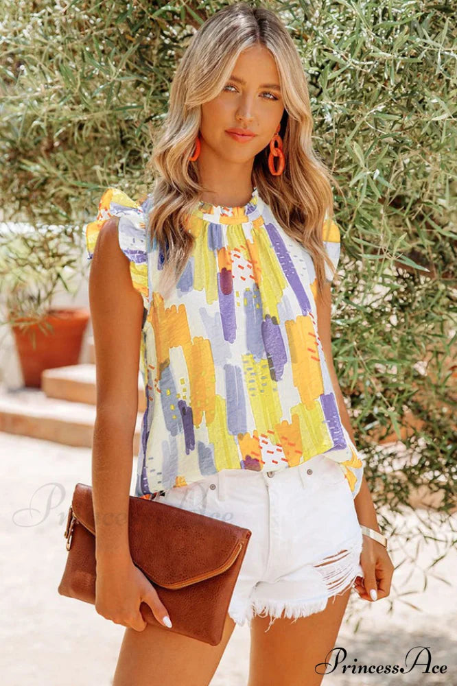Kiera Flutter Stylish Sleeve Blouse image 3
