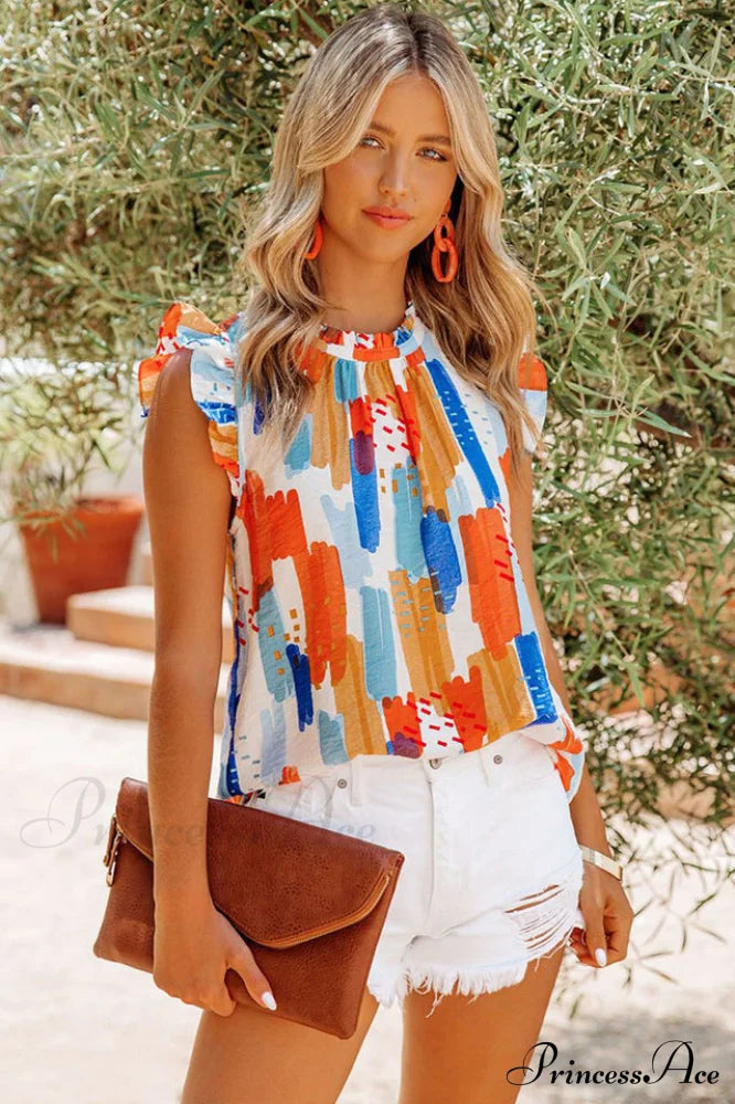 Kiera Flutter Stylish Sleeve Blouse image 7