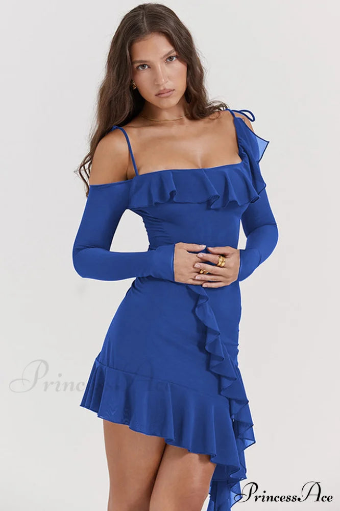 Kiki Ruffle Stylish Mini Dress image 8