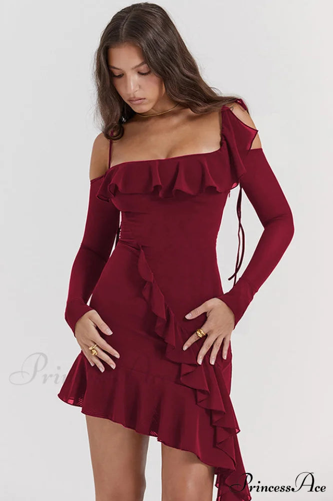 Kiki Ruffle Stylish Mini Dress image 3