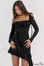 Kiki Ruffle Stylish Mini Dress image 7