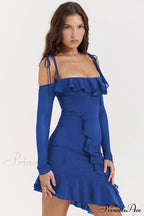 Kiki Ruffle Stylish Mini Dress image 10
