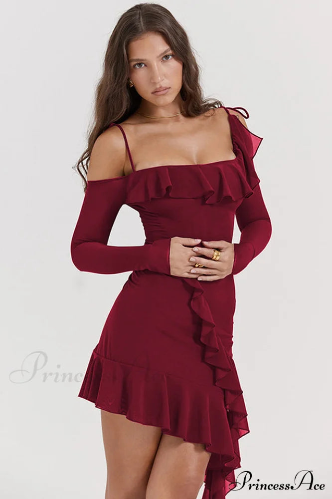 Kiki Ruffle Stylish Mini Dress image 2