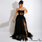 Kim Mesh Corset Charming Tulle Formal Dress image 1