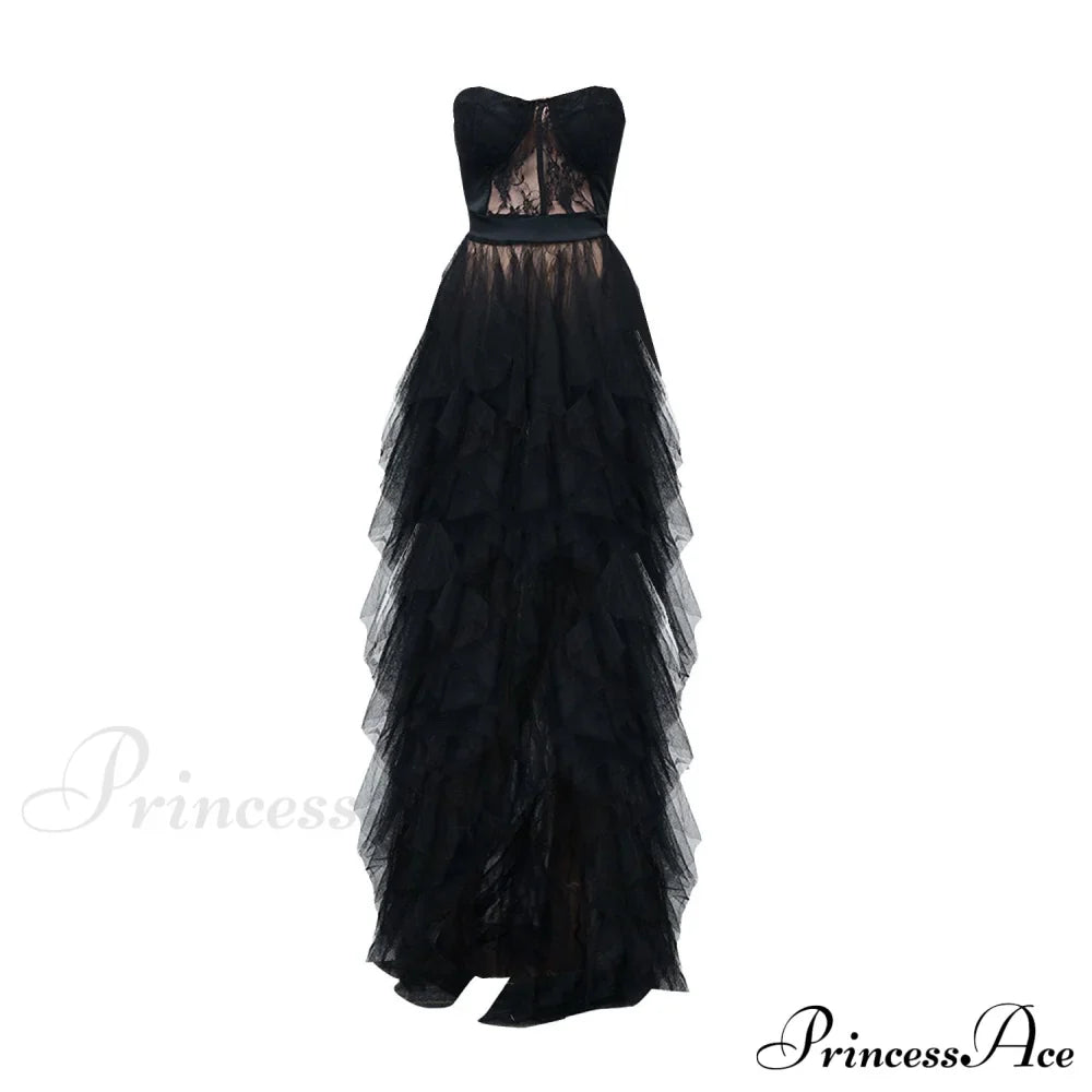 Kim Mesh Corset Charming Tulle Formal Dress image 3