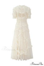 Kinley Ruched Ruffle Charming Hem Maxi Dress image 14