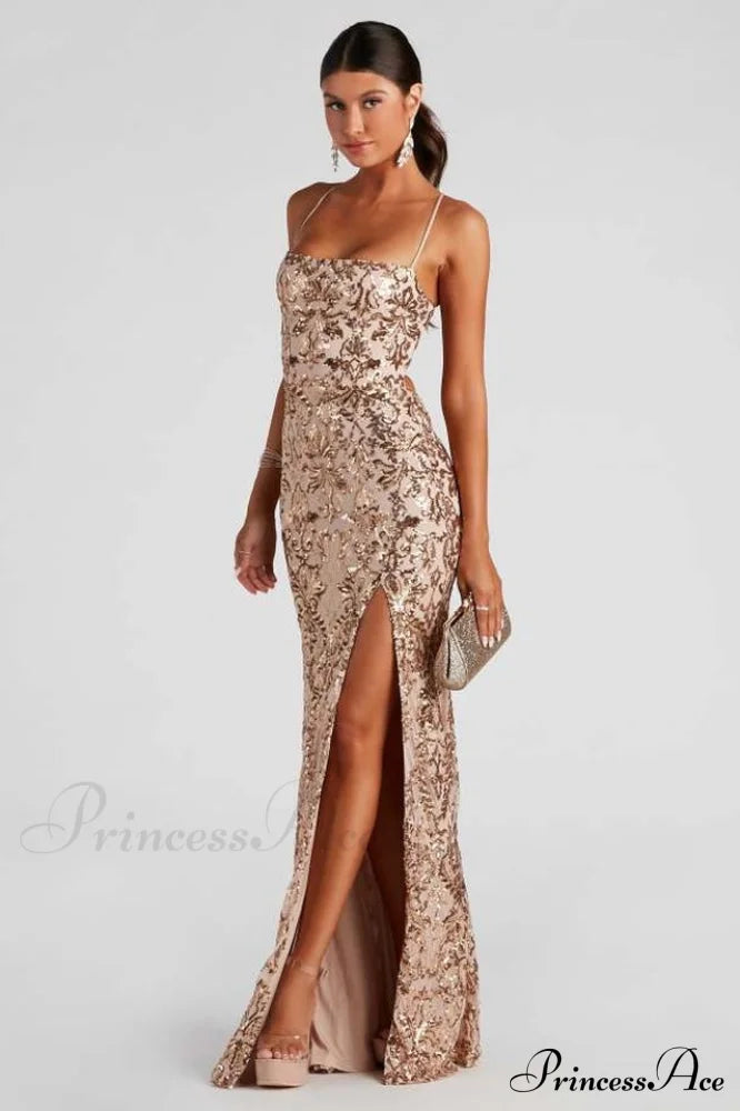 Formal Stylish Sequin Mermaid Dress image 2