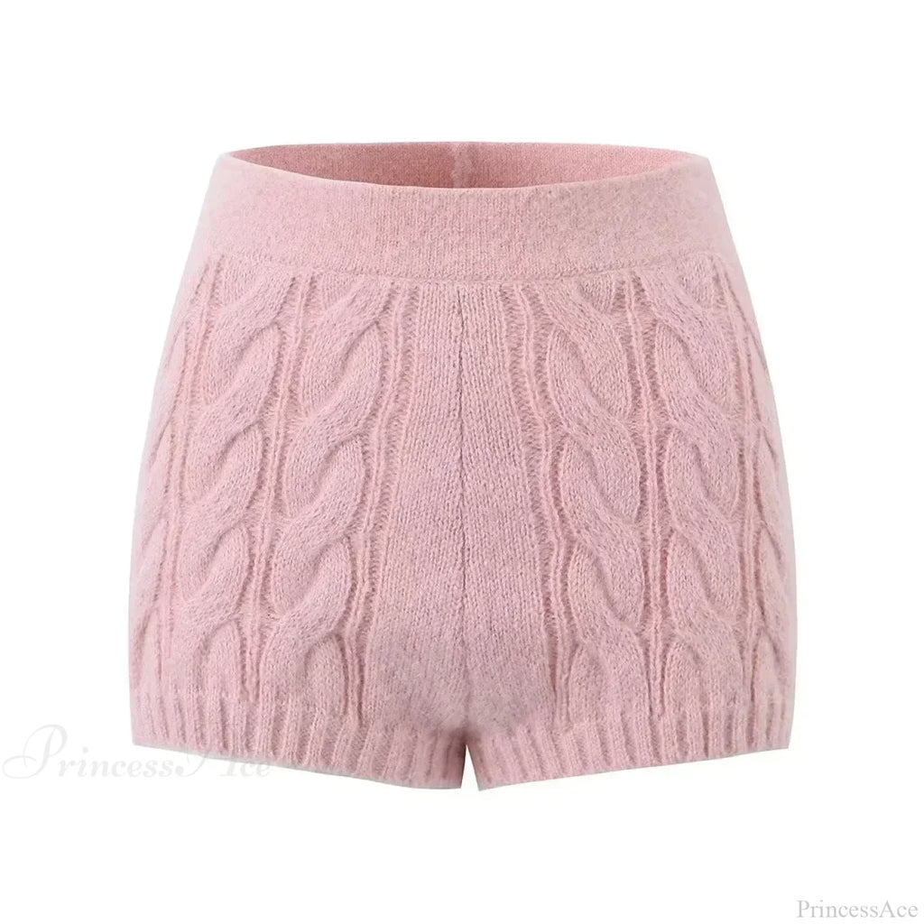 Knit Diamond Pink Cardigan image 5