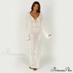 Knit Flare Stylish Long Sleeve Dress image 18